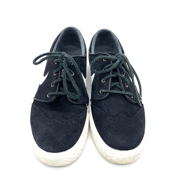 NIKE SB ZOOM STEFAN JANOSKI ELITE (WING-TIP) #725074-001 BLACK - Picture 3 of 12